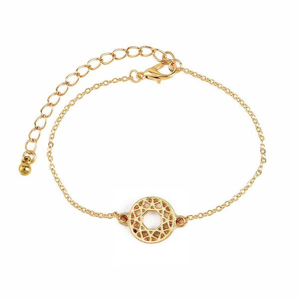 2 Sets of Bohemian Glam Gold Bracelets Stack - 8pcs