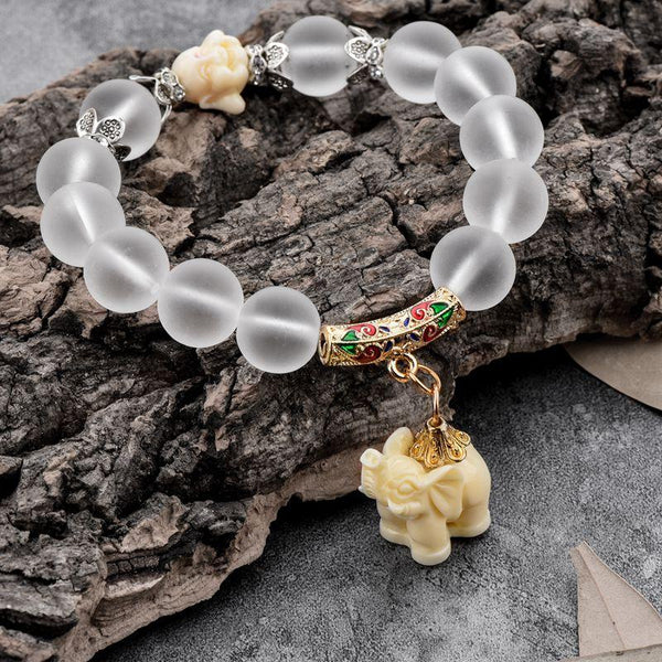 2 Sets of Lucky Elephant Beaded Bracelet