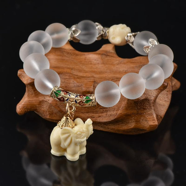 2 Sets of Lucky Elephant Beaded Bracelet