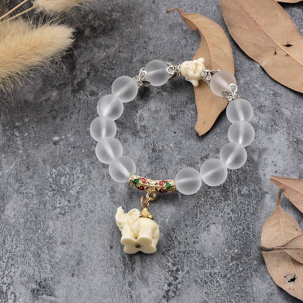 2 Sets of Lucky Elephant Beaded Bracelet