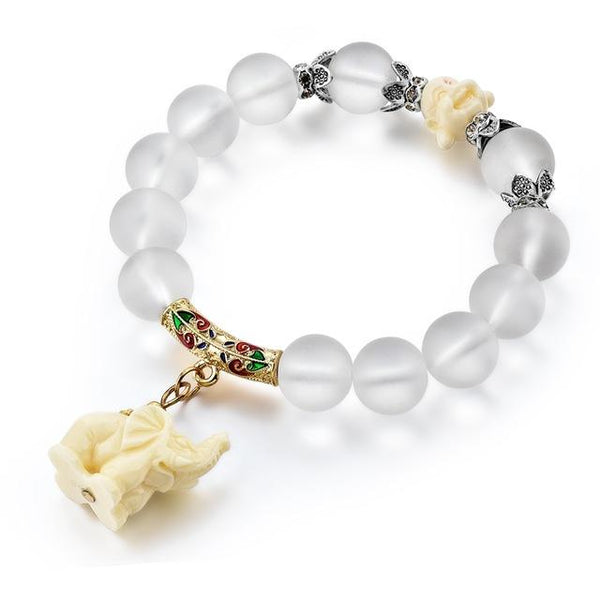 2 Sets of Lucky Elephant Beaded Bracelet